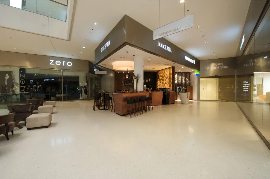 Terrazzo im Kaufhaus Tyrol