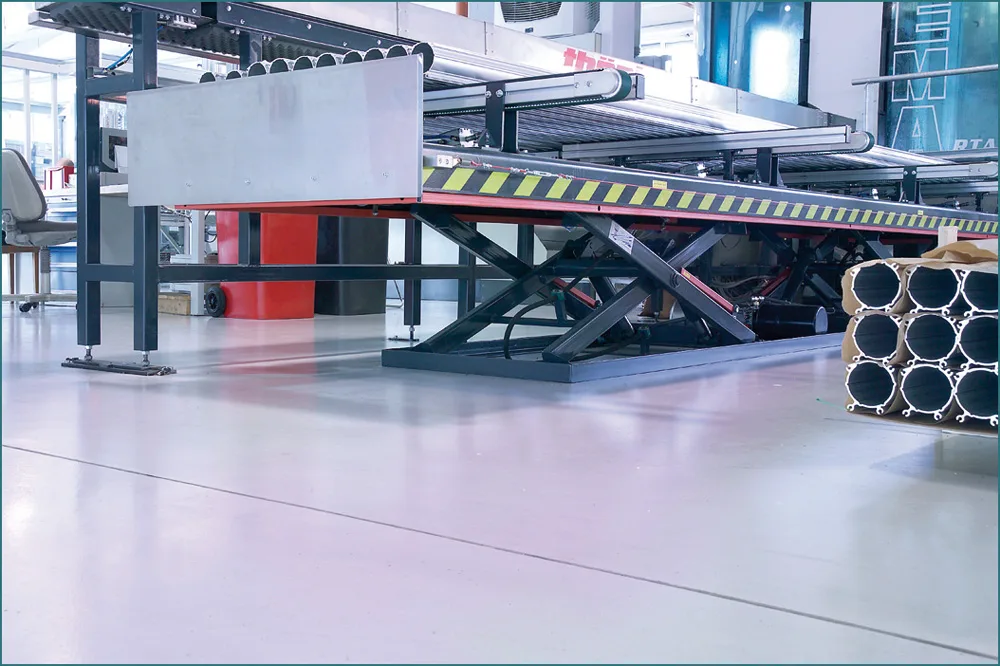Industrial flooring – for high demands, with comfort