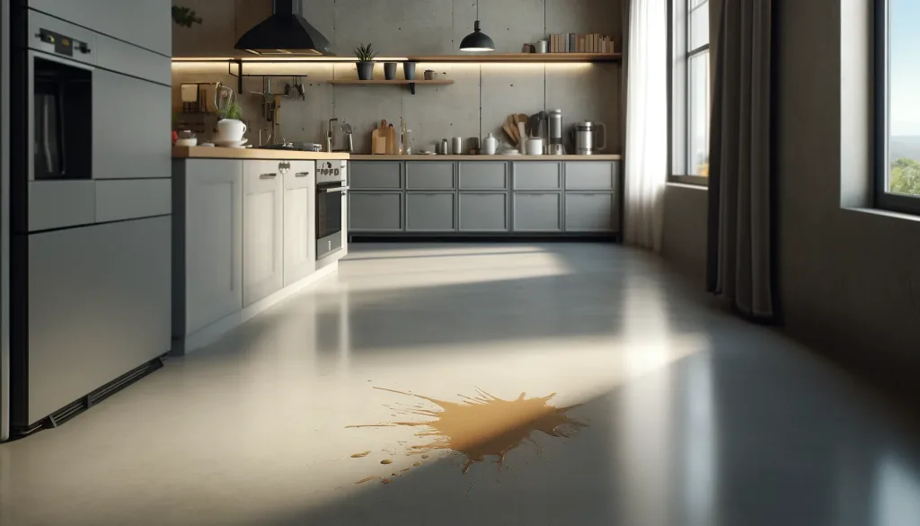 Fleckenentfernung bei Mikrozement