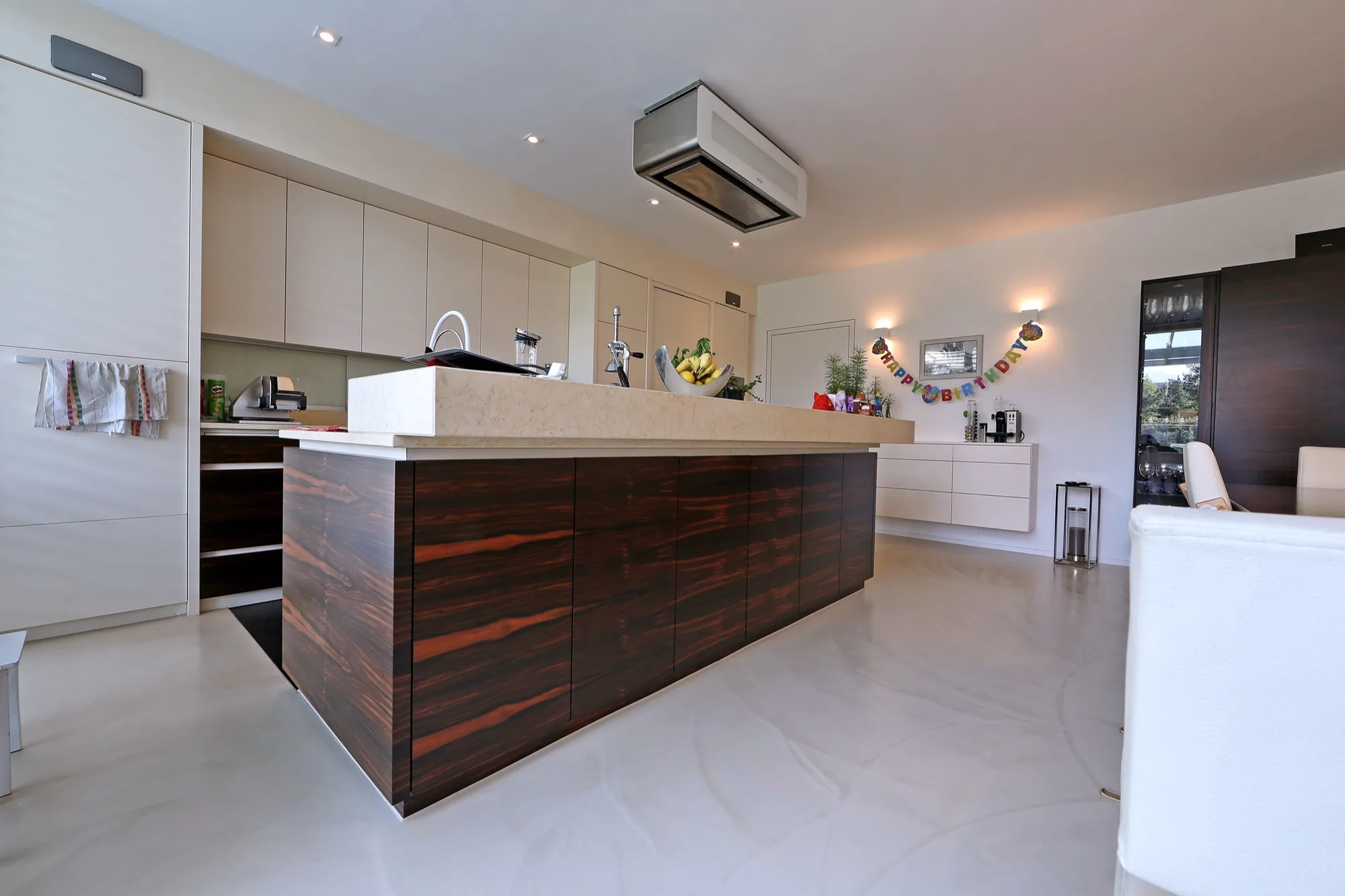 Gespachtelter Sichtbeton