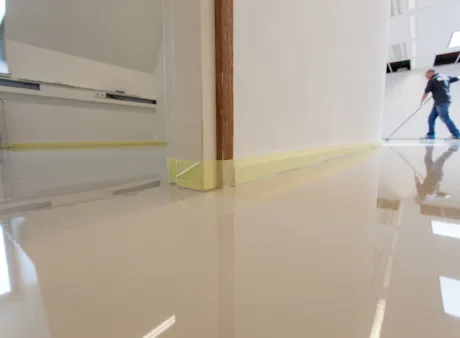 Was bezeichnet man als Gussboden?