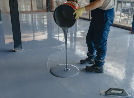 Welche Materialien können für Gussboden verwendet werden?