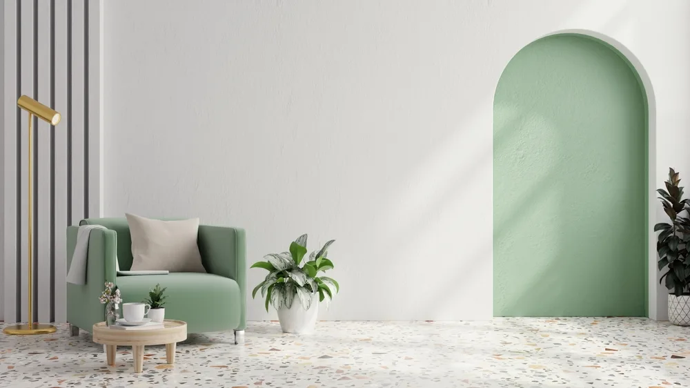 Wie wird ein Terrazzo Fußboden verlegt?